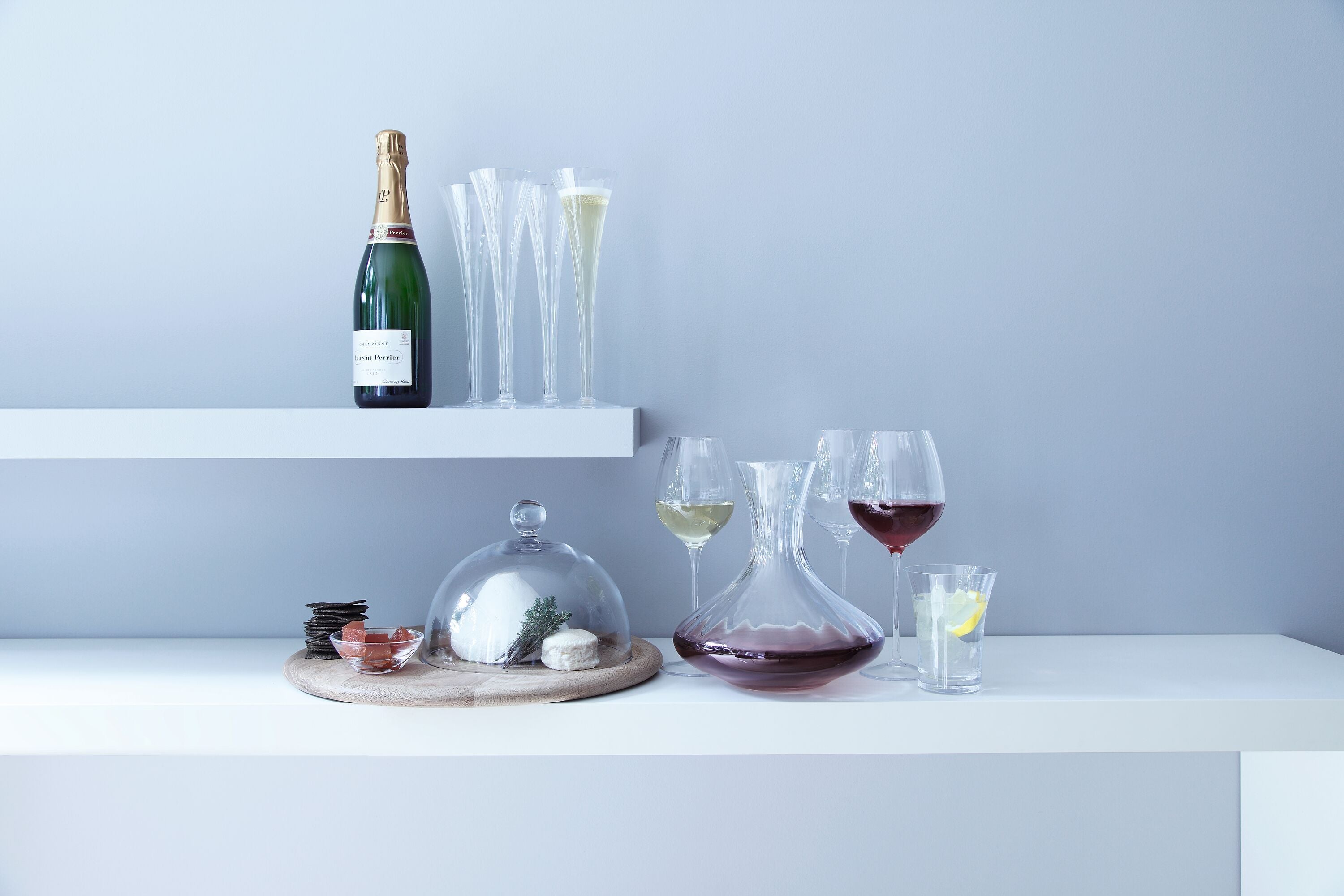 Aurelia Whiskyglas 2er Set 340ml klar - Transparent / H: 25.7 cm