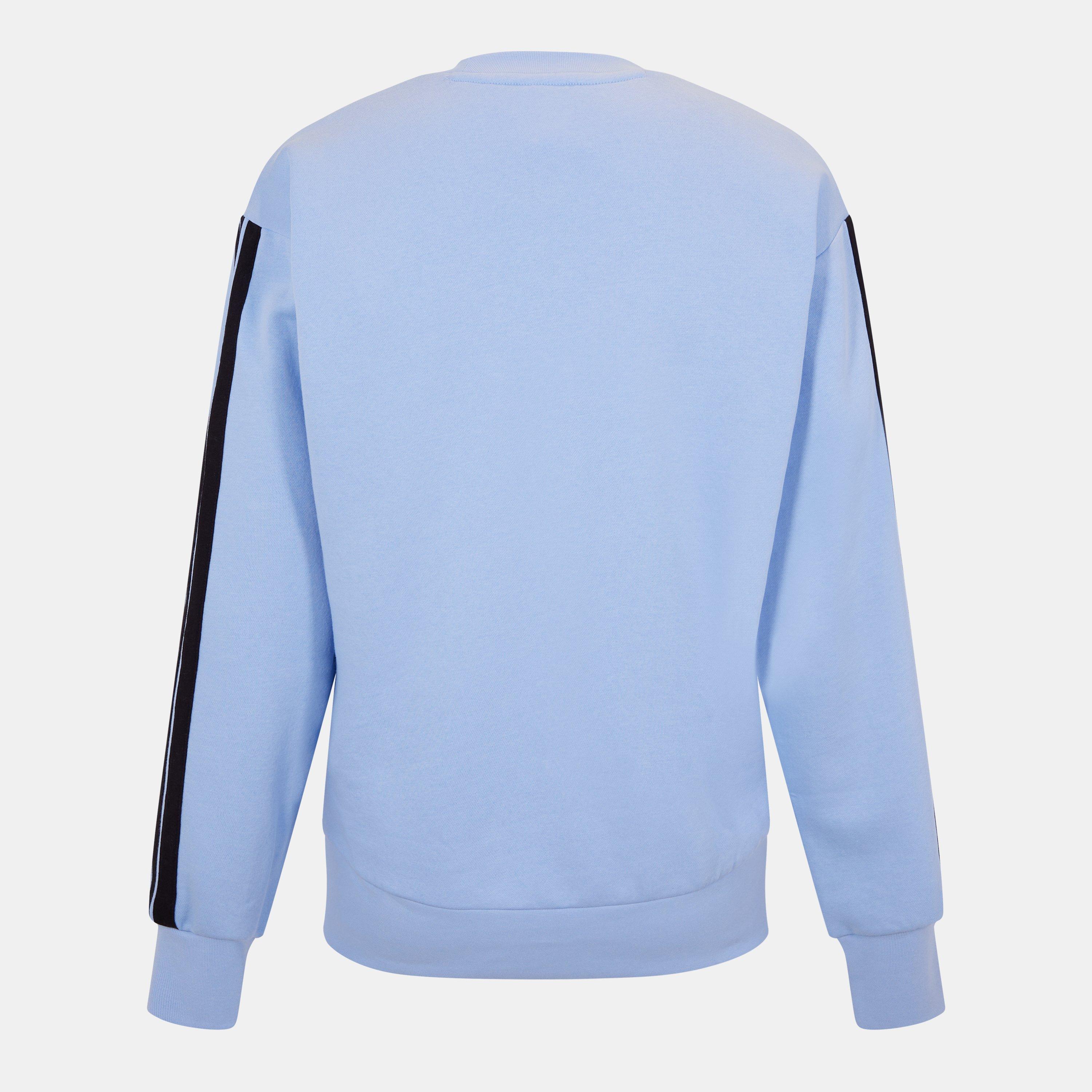 adidas Essentials 3-Stripes Fleece Sweatshirt Mens