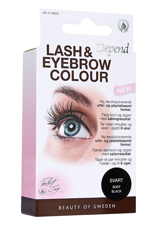Lash and eyebrow colour