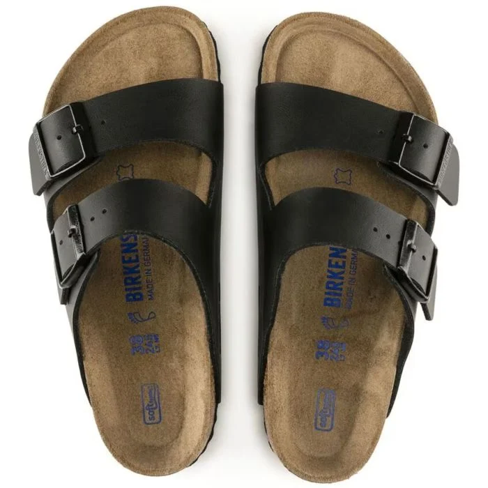 Birkenstock Unisex Sandal Arizona Regular SFB Birko-Flor Sort