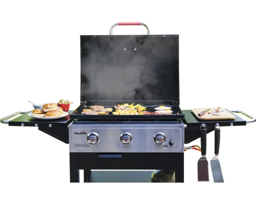 Char-Broil Griddle 3400 gasgrill, zwart, inclusief 3 branders en planchaplaat