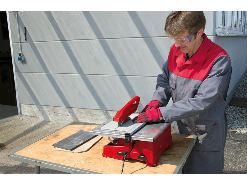 Einhell Fliesenschneidmaschine TC-TC 800 Kompakter Fliesenschneider mit robustem Edelstahltisch