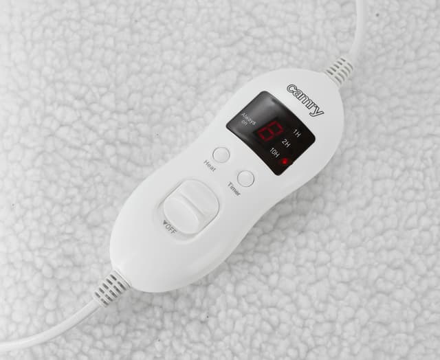 Camry Electirc opvarmning under-tæppe med timer CR 7422 Antal opvarmningsniveauer 5, antal personer 1, vaskbar, fjernbetjening, syntetisk træ, 60 W, hvid