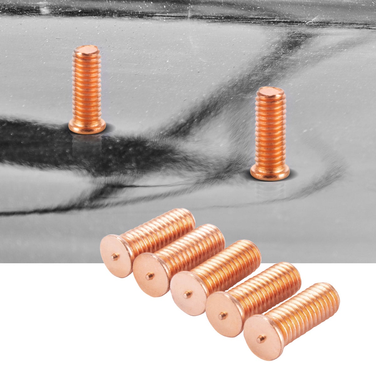 STAHLWERK Lasbouten M6 100-delige set Dent Puller Smart Repair Spotter Accessoires