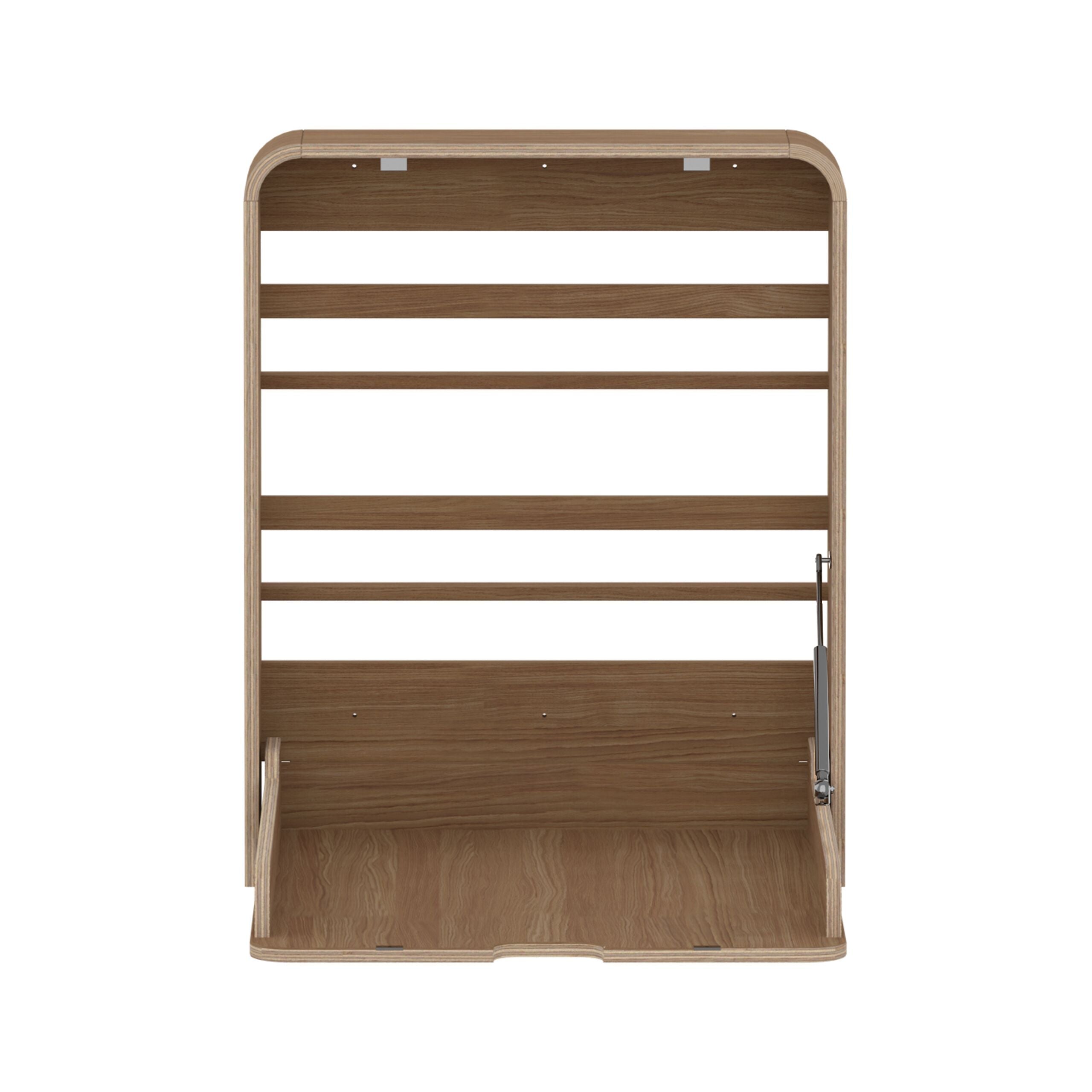 NOVA Wandhängender Wickeltisch Oak - Natur / B: 64.0 cm x T: 15.0 cm x H: 78.0 cm