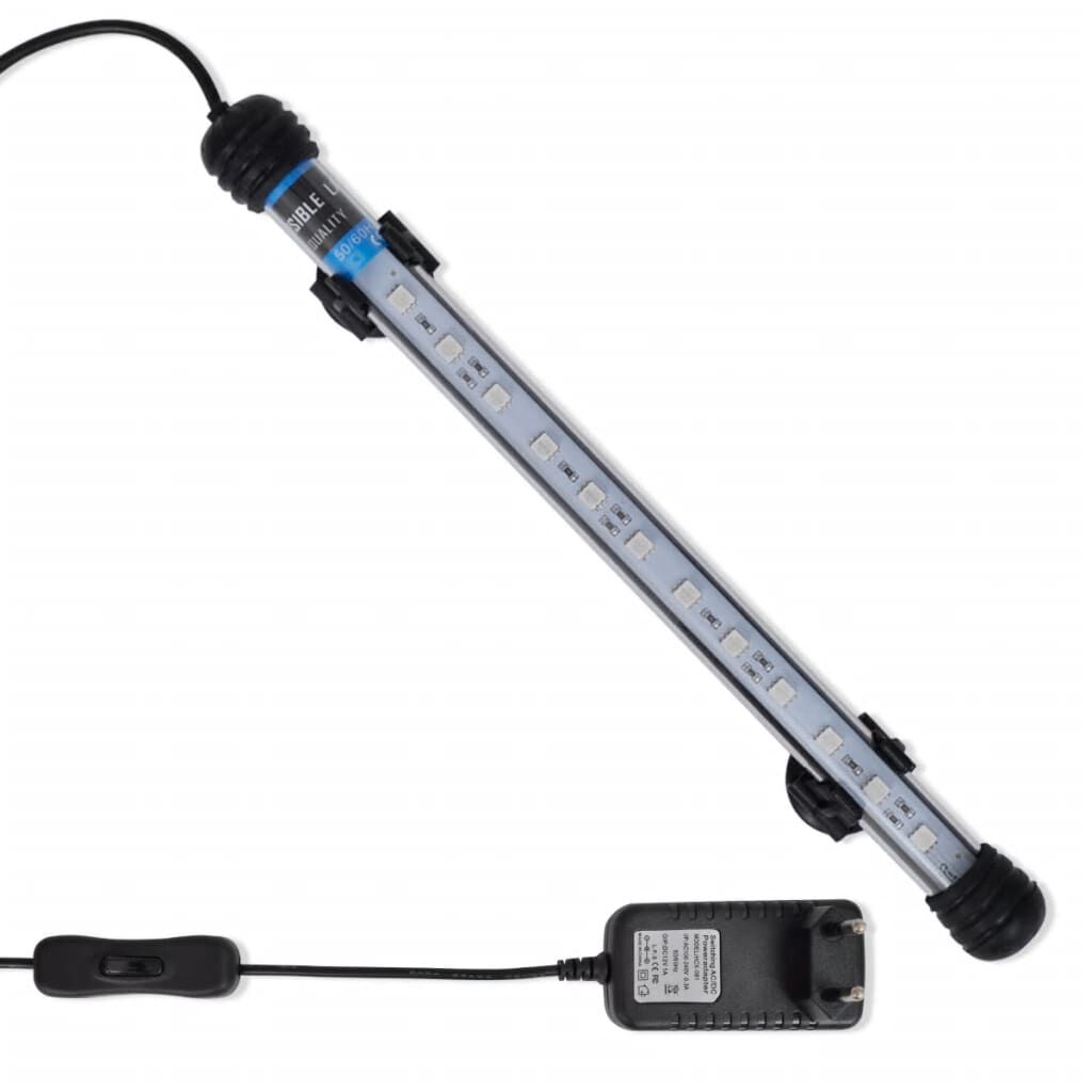 LED aquariumlamp, 28 cm, blauw