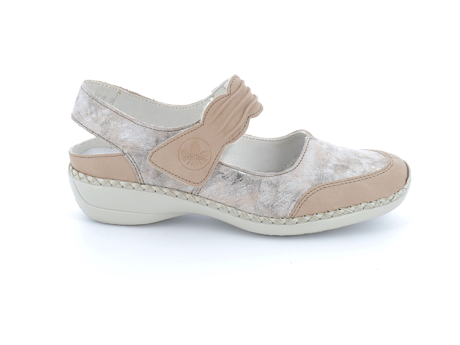 Rieker-41379 Synthétique Vieux Rose