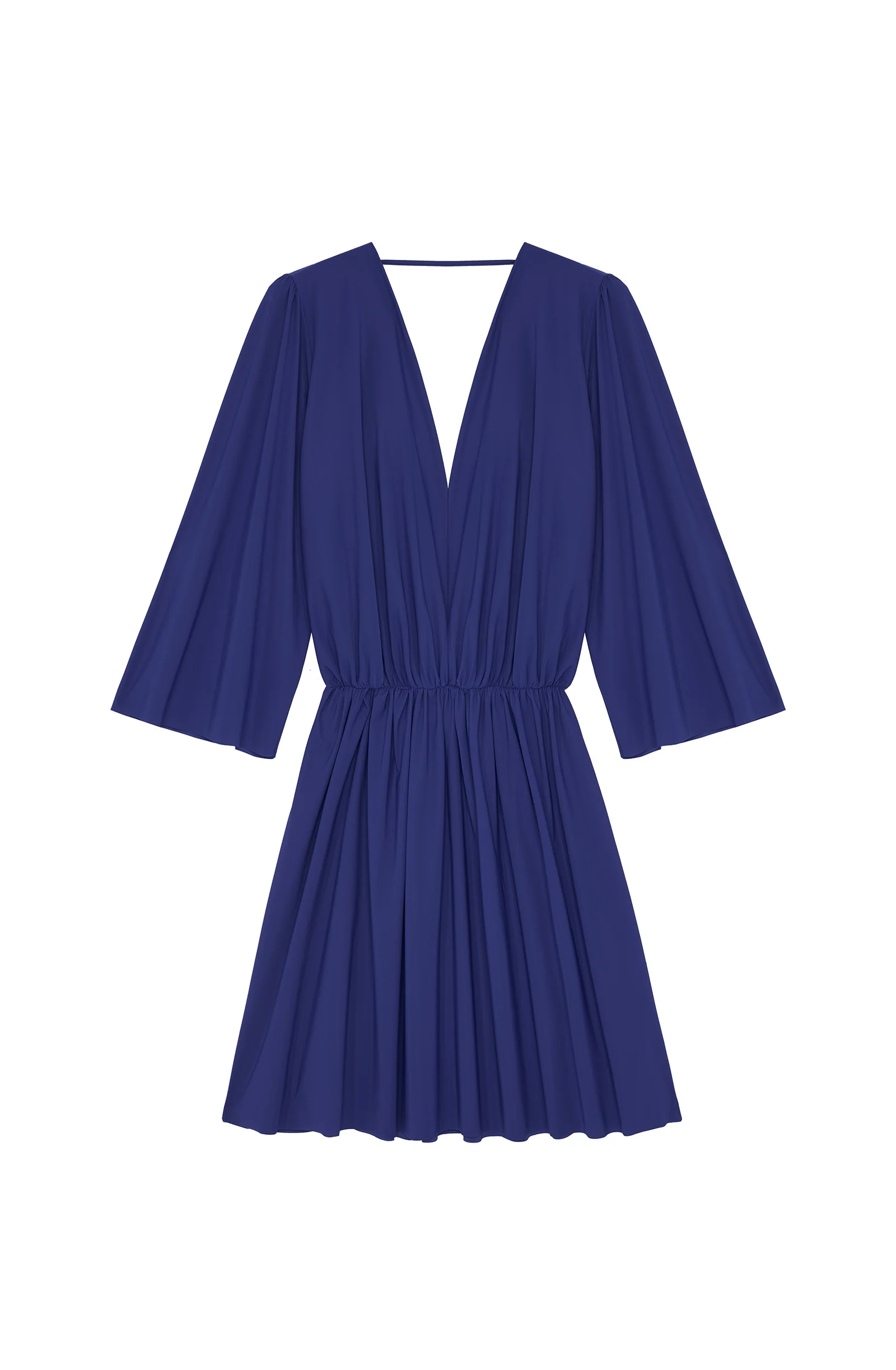 sioni Robe évasée avec décolleté en V encre Encre