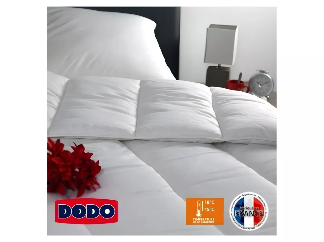 Couette chaude 400gr/m² VANCOUVER 240x260 cm blanc