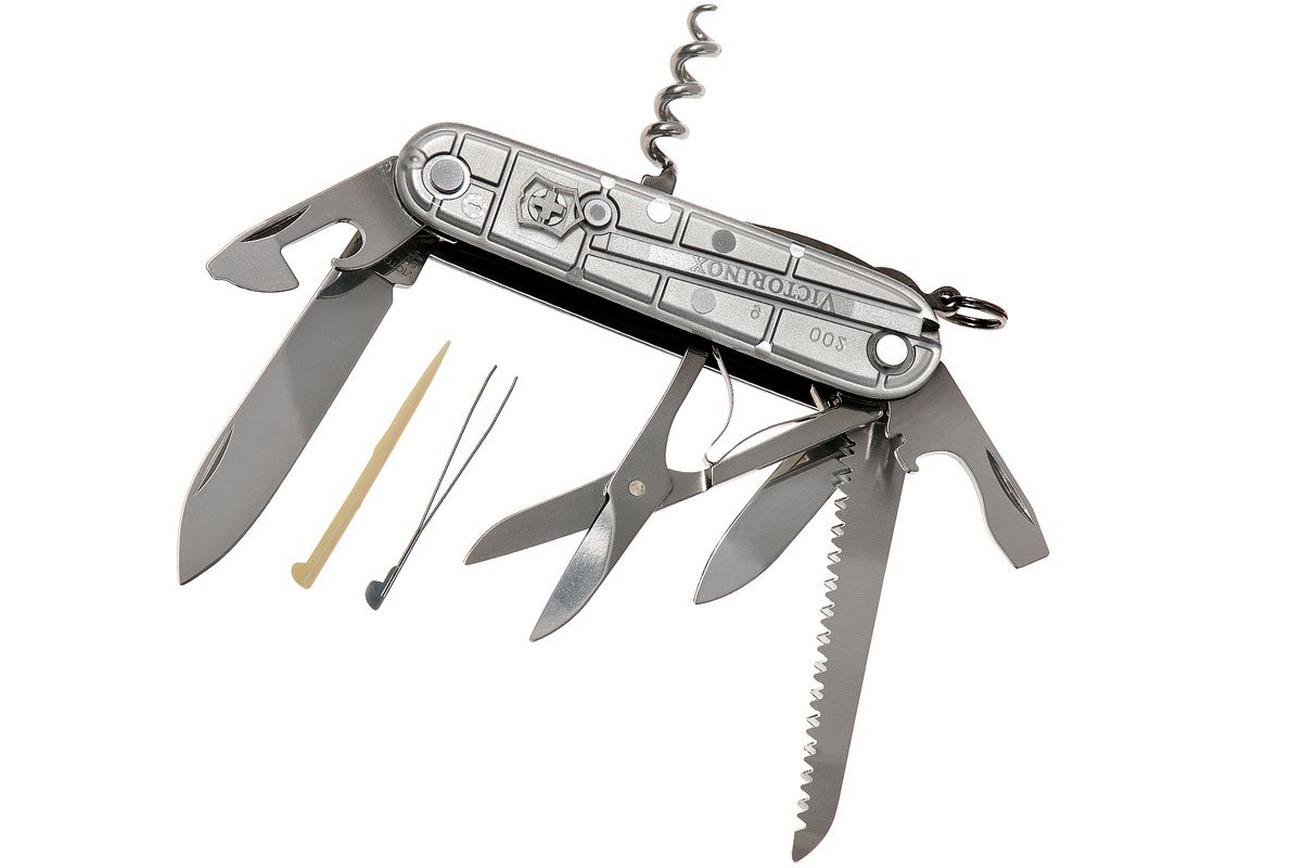 Victorinox Huntsman transparant zilver 1.3713.T7 Zwitsers zakmes