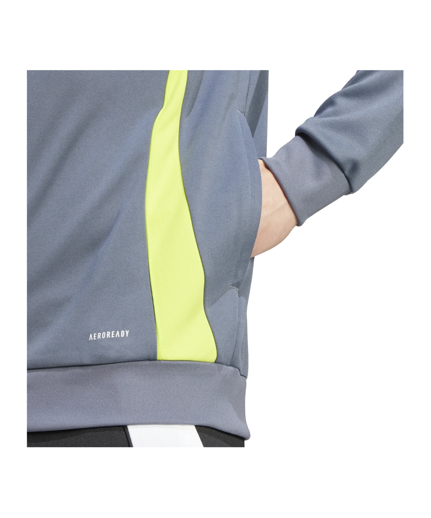 adidas Tiro 24 Trainingsjacke Grau Gelb