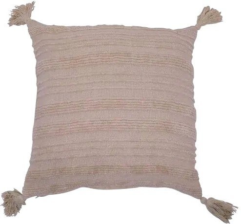 Linen & More sierkussen Chloe beige 45 x 45 cm
