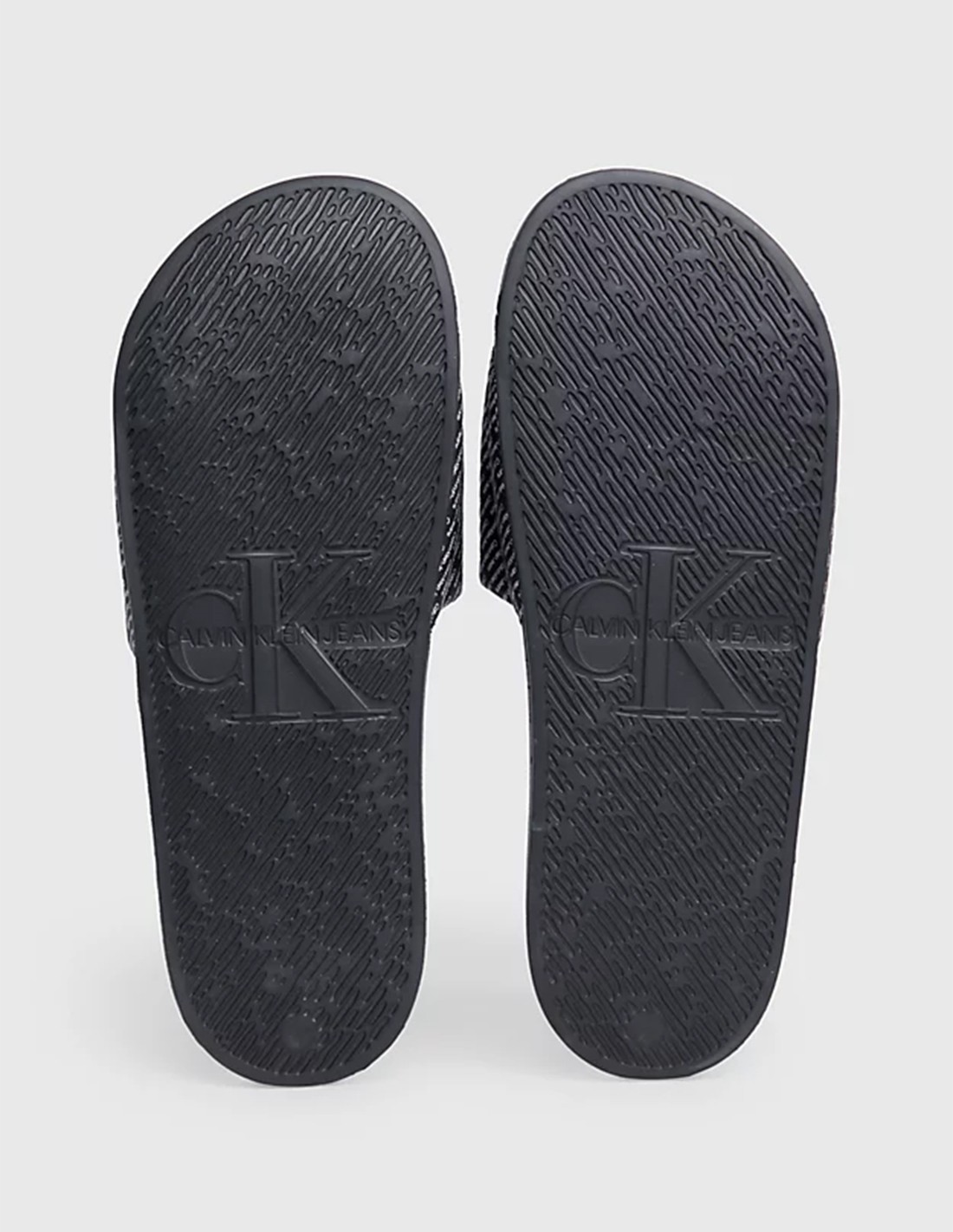 calvin klein Claquettes homme slide aop black