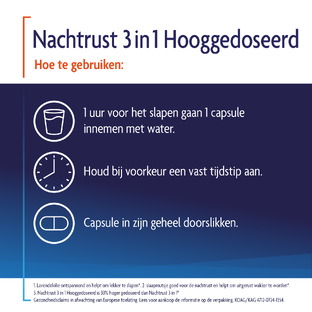 Shiepz Nachtrust 3 in 1 Hooggedoseerd Capsules 30TB