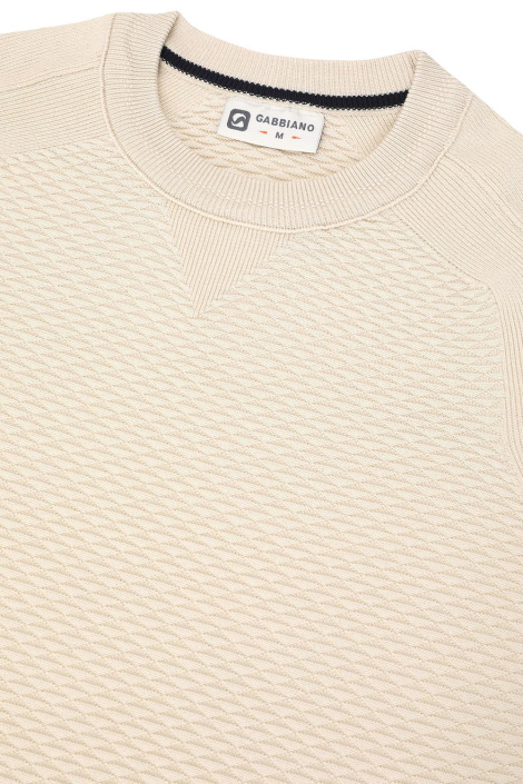 Gabbiano beige heren trui