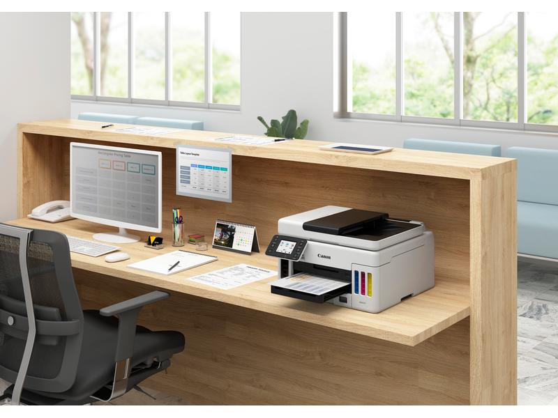 Canon Multifunktionsdrucker MAXIFY GX6050 Tintenstrahl-Multifunktionsdrucker mit nachfüllbarem Tintenbehälter