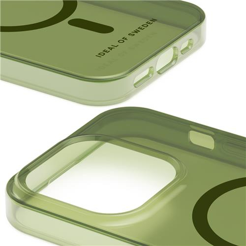 iPhone 15 Pro Max MagSafe Hardcase Hülle Clear Case Designer (IDCLCMS-I2367P-450) - Khaki (Grün)