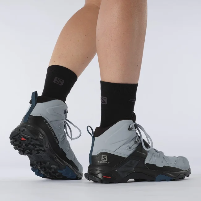 X ULTRA 4 MID WIDE GORE-TEX  Hikingschuhe Damen Quarry/Black/LegionBlue