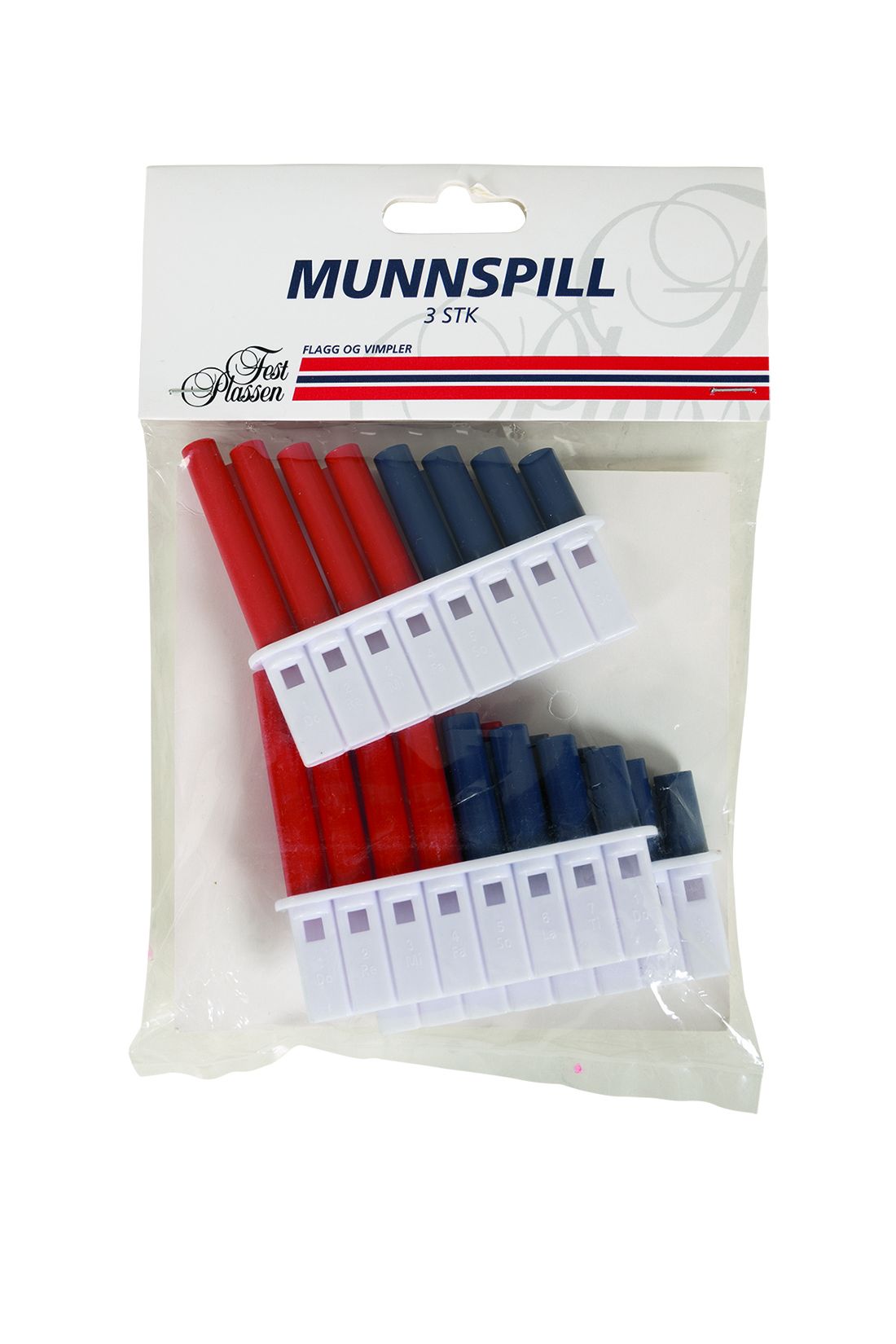 Munnspill 3stk
