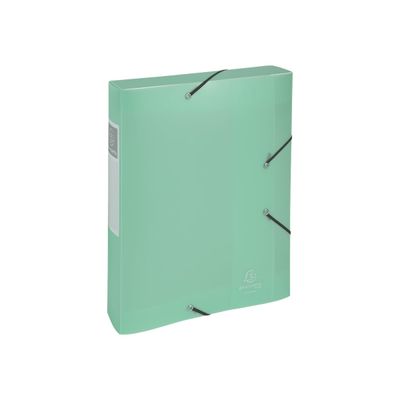 Exacompta Chromaline Pastel - Boîte de classement plastique - dos 60 mm - disponible dans différentes couleurs pastels