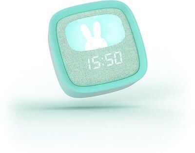 MOB Vekkeklokke med Lys Billy Clock, Lyseblå