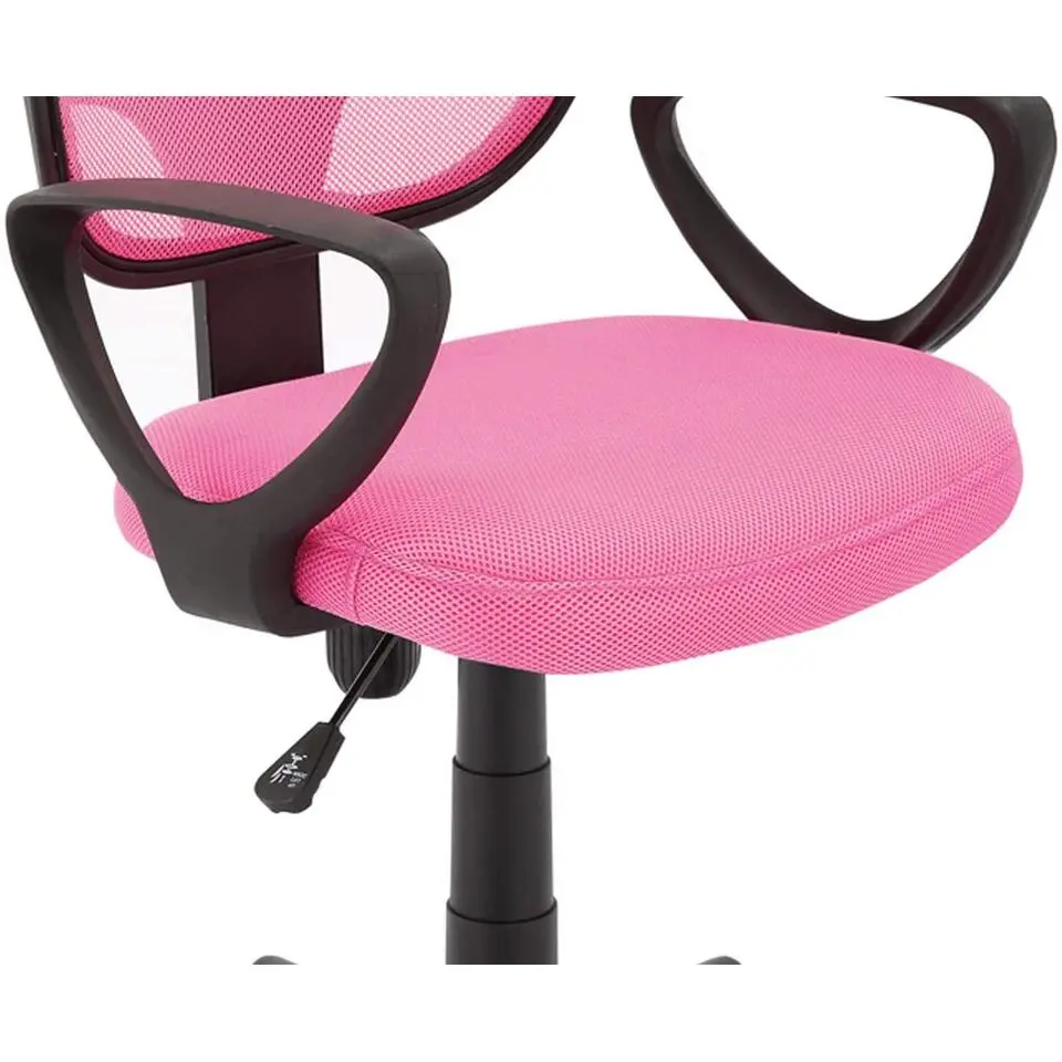 Bureaustoel Buritos - Solide, Verstelbaar en Ergonomisch - Roze