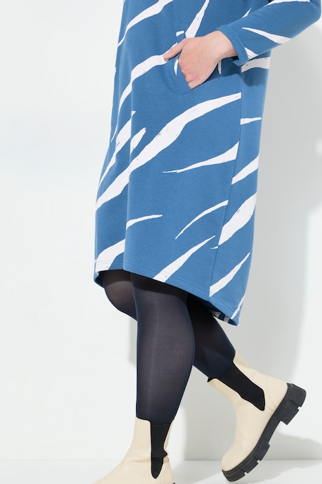 Kleid, Langarm, Rundhals, OEKO-TEX