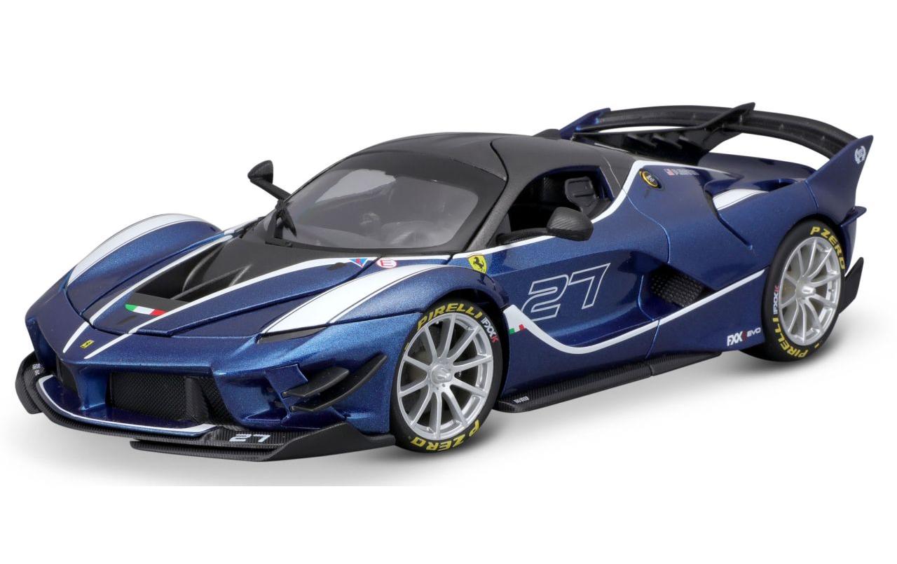 Ferrari R&P FXX-K EVO Blau 1:18Sammlermodell im Massstab 1:18