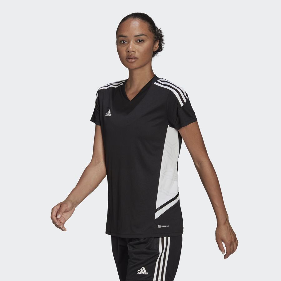 adidas Condivo 22 T-shirt d'Entraînement - Noir/Blanc Femme