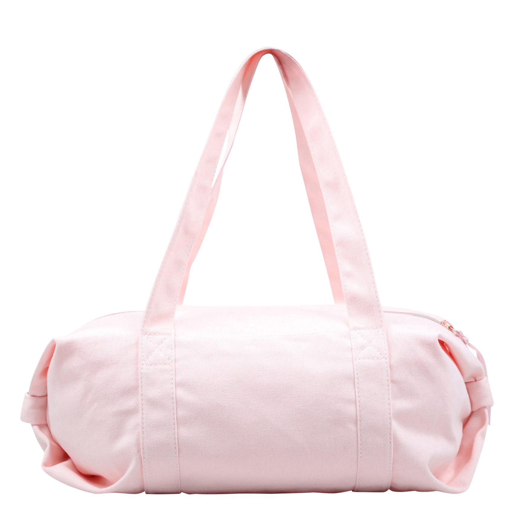 Polochon moyen zippé en coton | Rose