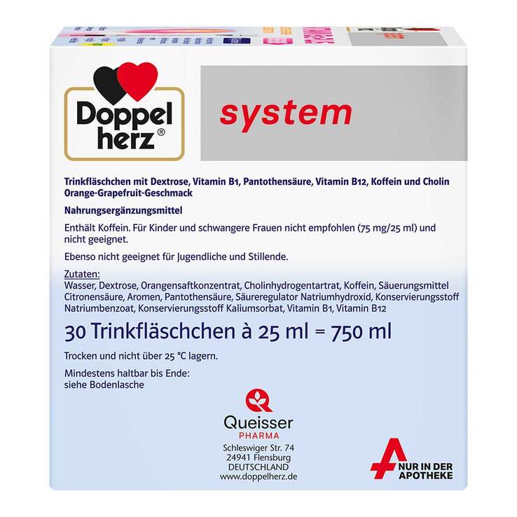 Doppelherz system Vitamin B12 Plus Trinkampullen, 30X25 ml
