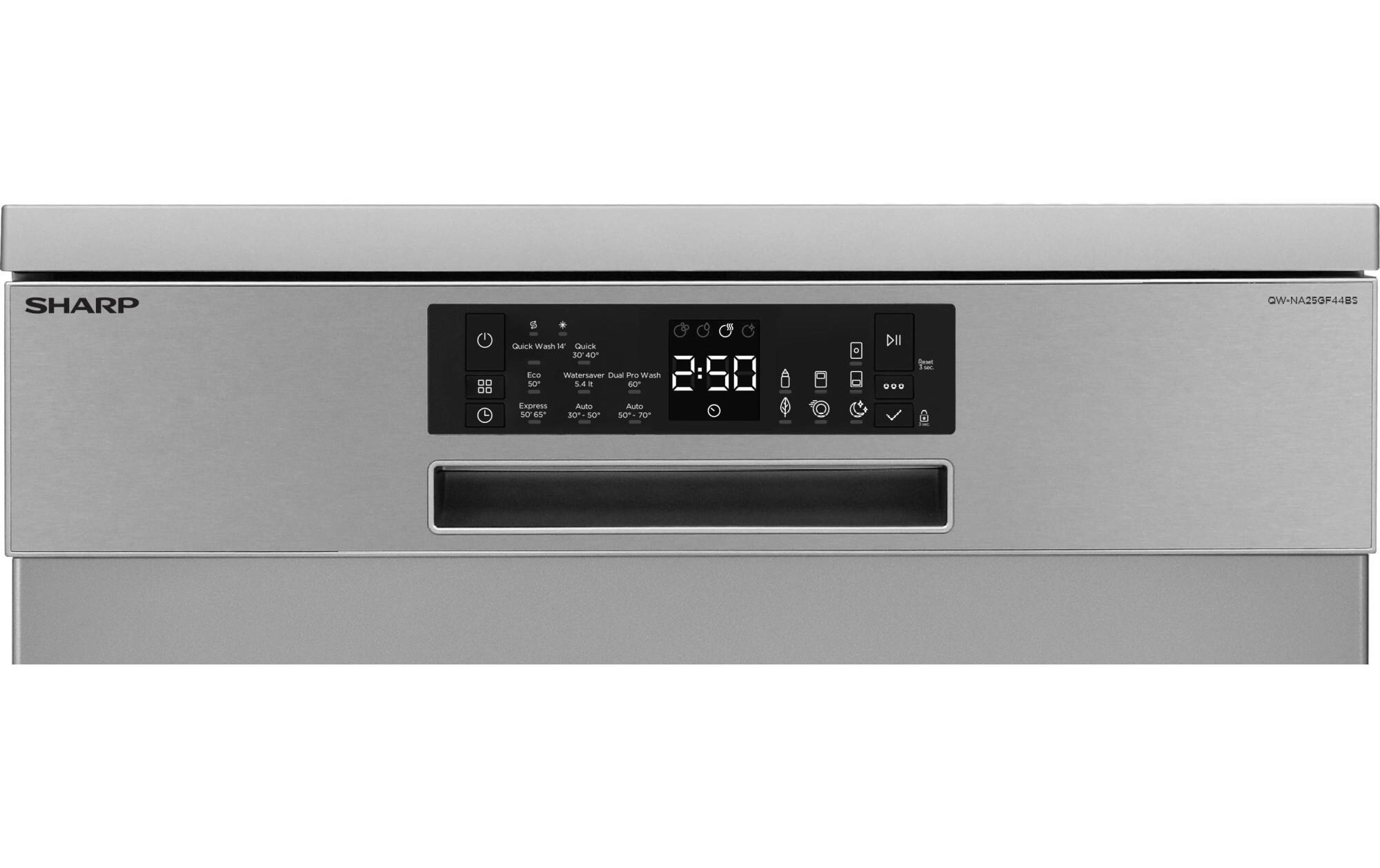 Sharp Standgeschirrspüler »QW-NA25GF44BS-DE« 14 Massgedecke