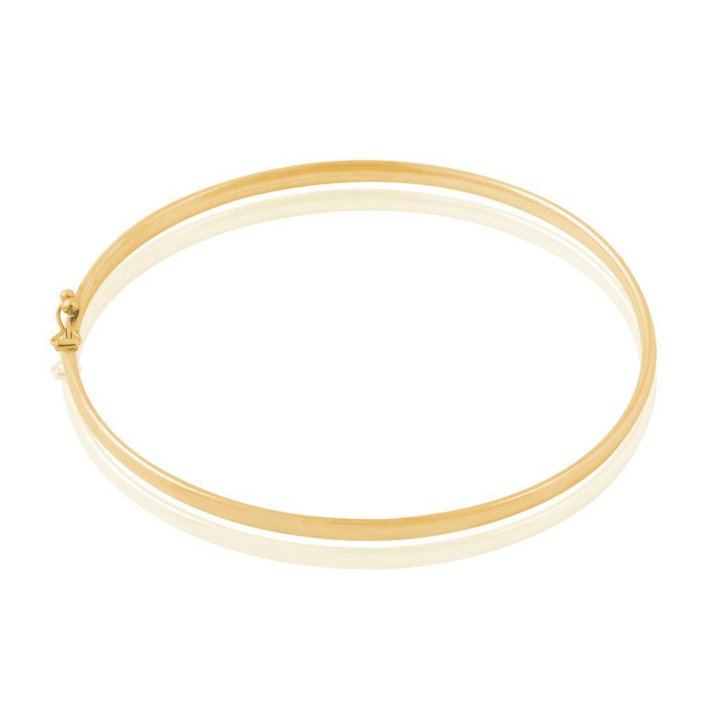 Bracelet Jonc Cynthia Fil Flexible Or Jaune