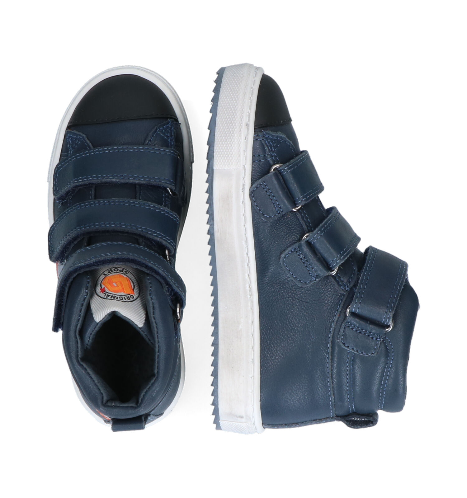 Hoge schoenen blauw