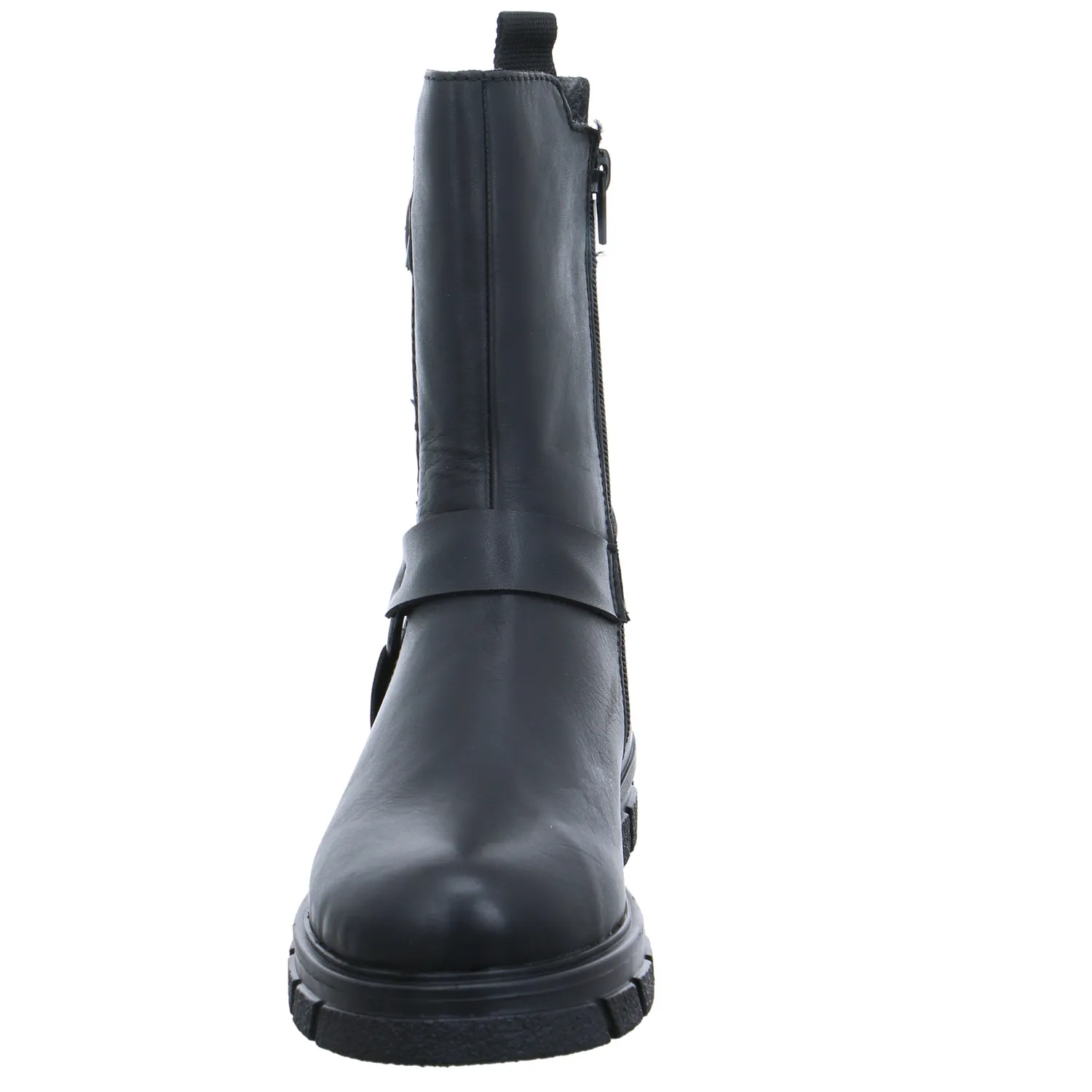 RIEKER Boot Schwarz Lederimitat