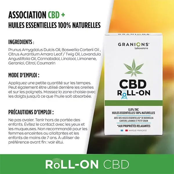 Roll-On CBD Azul Granions 5ml