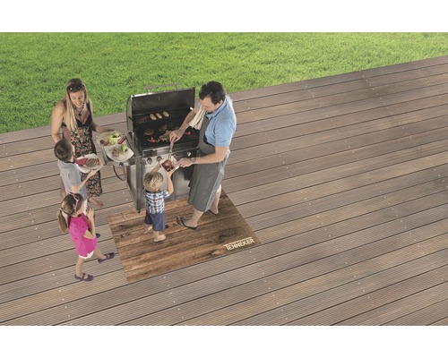 Tenneker® grillmat houten planken 95 x 150 cm