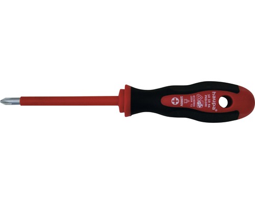 Kruiskopschroevendraaier VDE Philips PH1 80 mm Haupa 101942