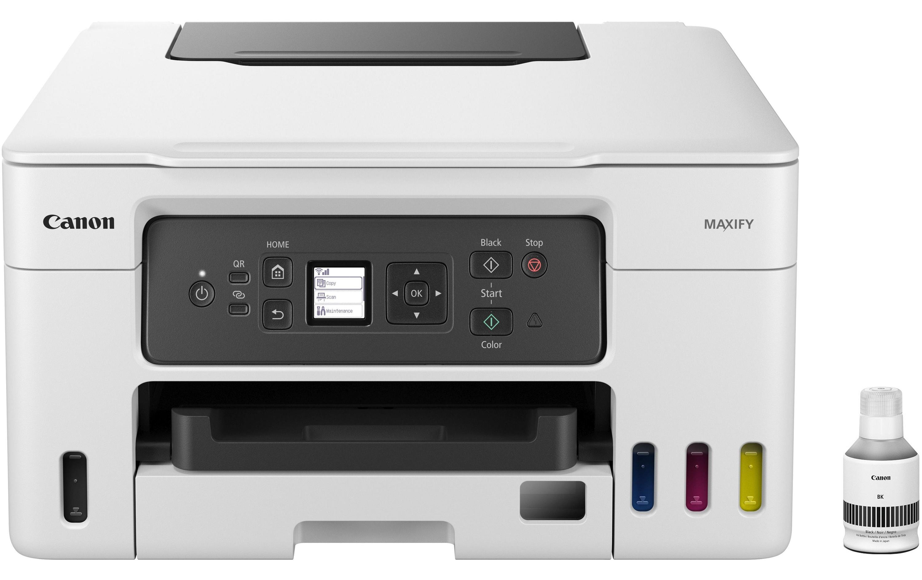Multifunktionsdrucker MAXIFY GX3050 + Tinte GI-56 PGBK<br>MegaTank Multifunktionsdrucker mit nachfüllbaren Tintentanks mit hoher Reichweite für den hochproduktiven Druck von Geschäftsdokumenten