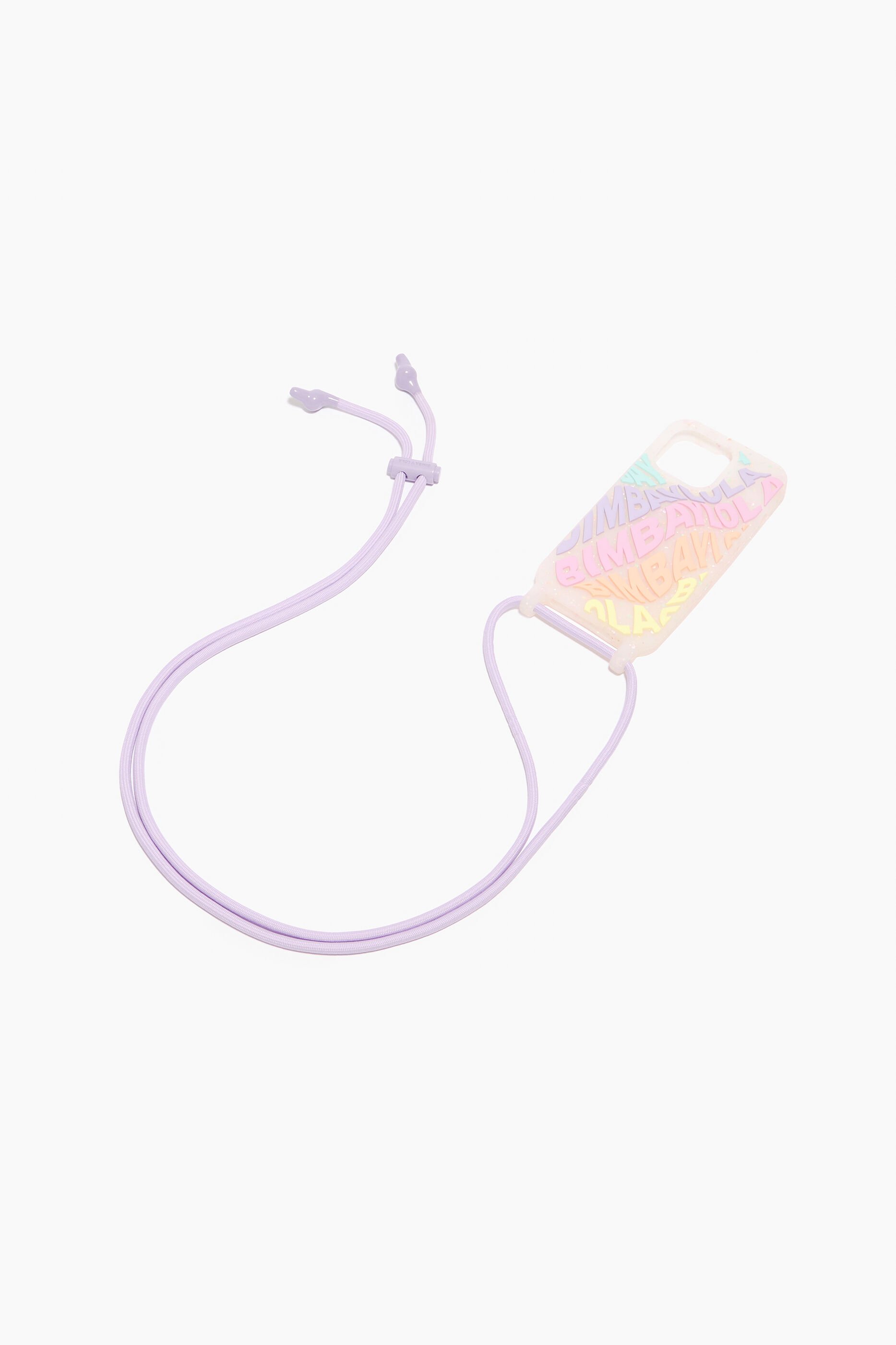 Capa transparente para iPhone 12 Pro com logotipo multicolorido