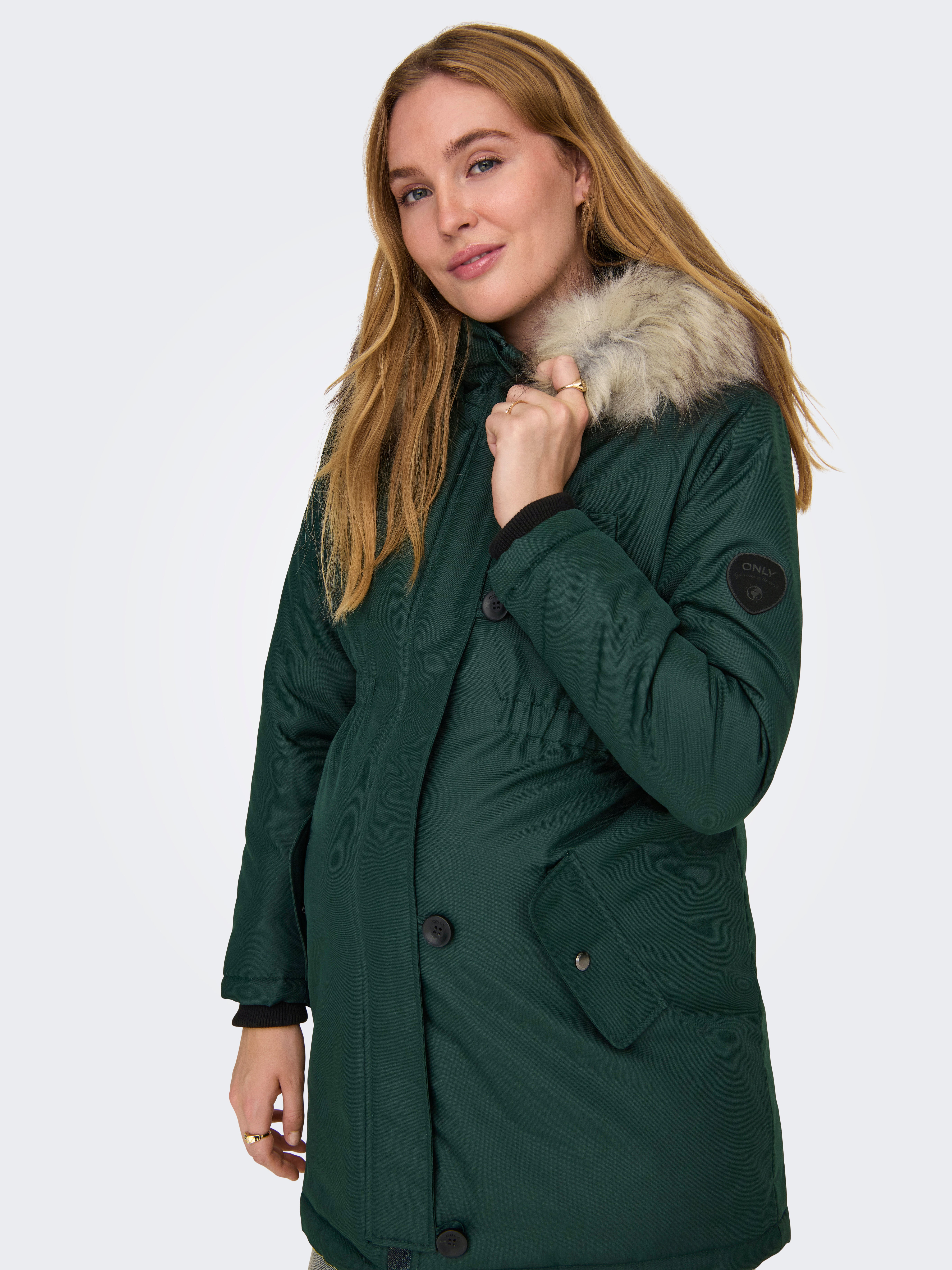 OLMIRIS Langer Parka Scarab
