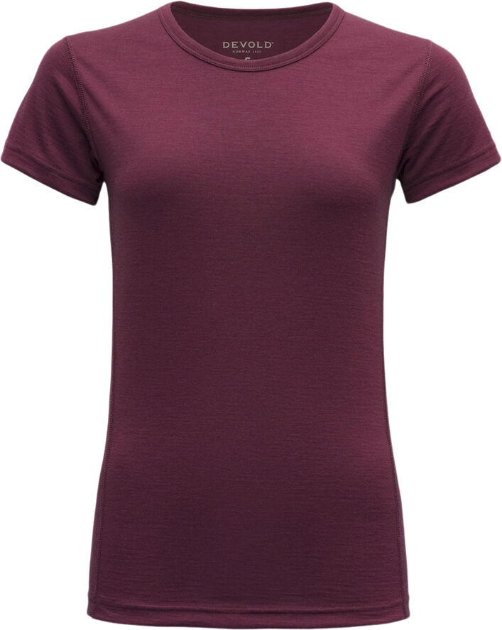 Devold Devold Breeze T-shirt, dame Rød
