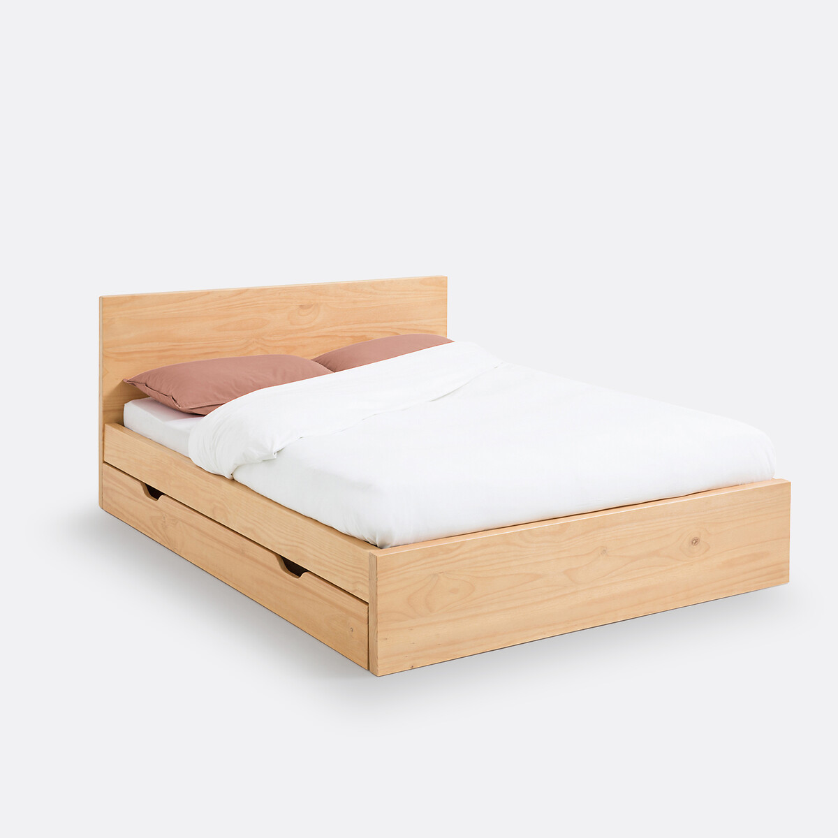 LA REDOUTE INTERIEURS<br>Cama em pinho maciço escovado, Jalun