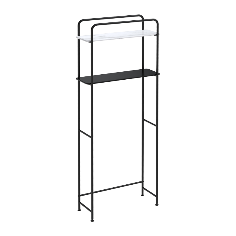 Meuble dessus WC avec étagères