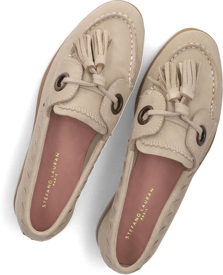 STEFANO LAURAN Instappers Dames Zalama-30 Maat: 42 Materiaal: Suède Kleur: Beige