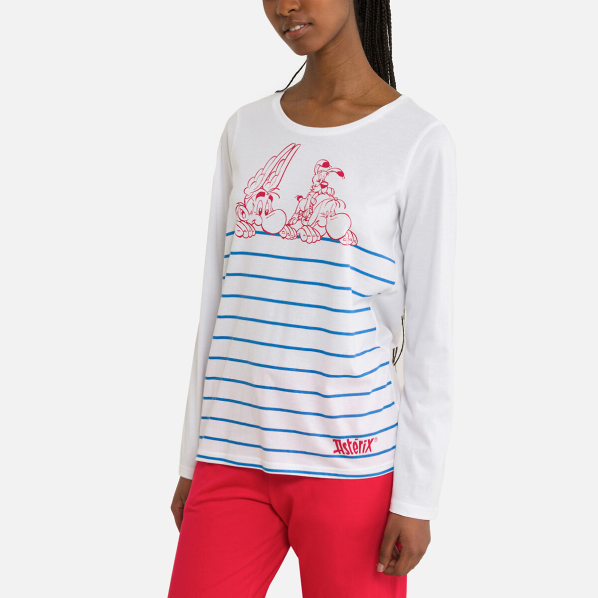 ASTERIX<br>Pijama de algodão com o espírito marinho de Asterix