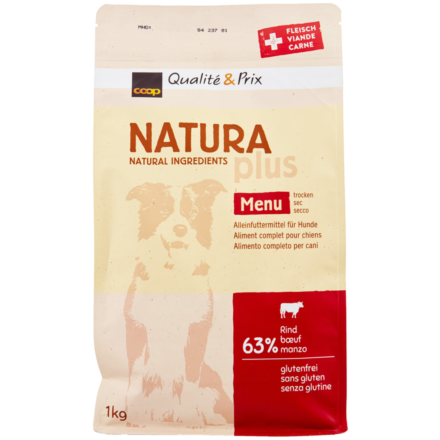 Naturaplus Trocken-Hundefutter Rind