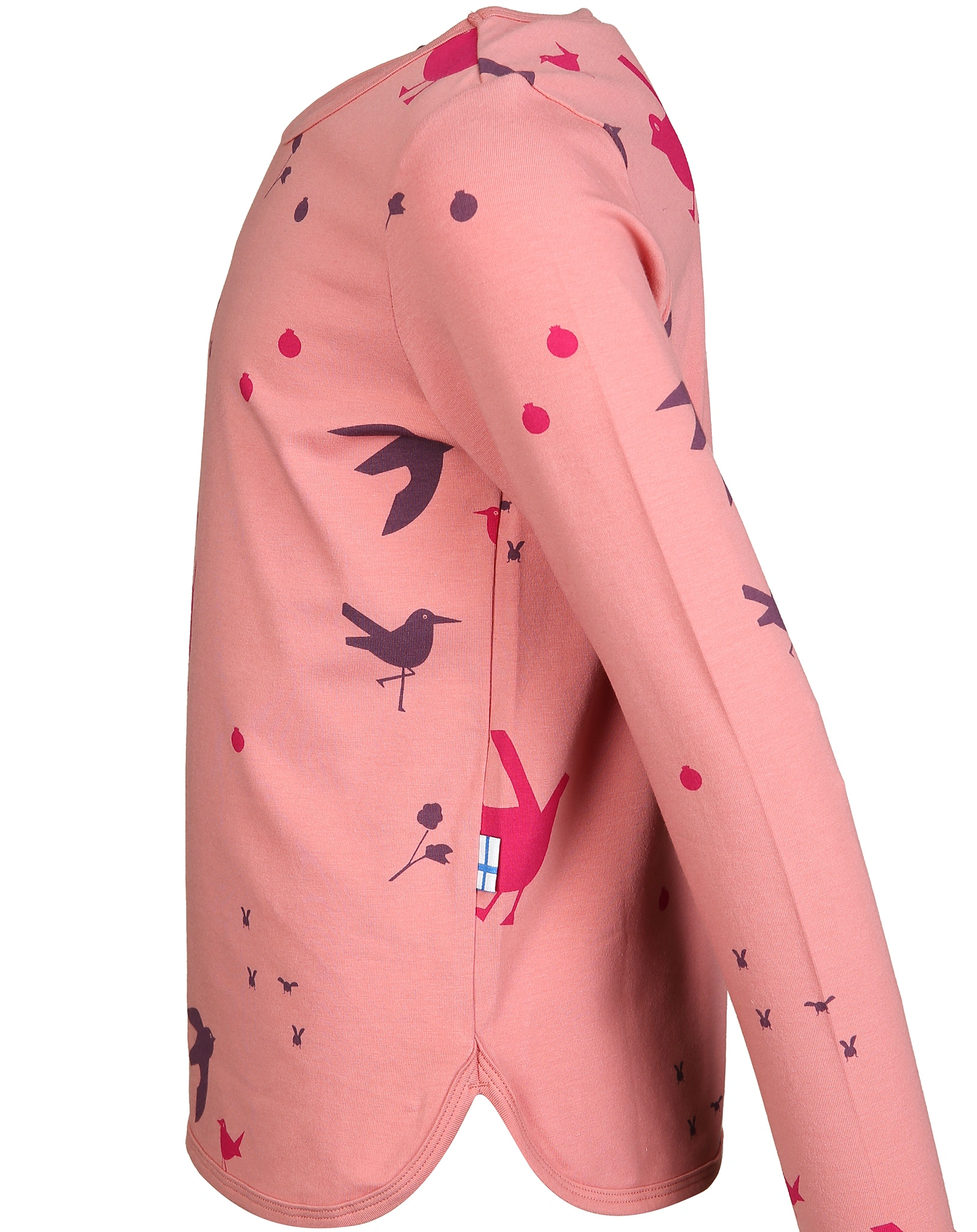 Jersey-Langarmshirt JUHANNUS LINNUT in terra cotta