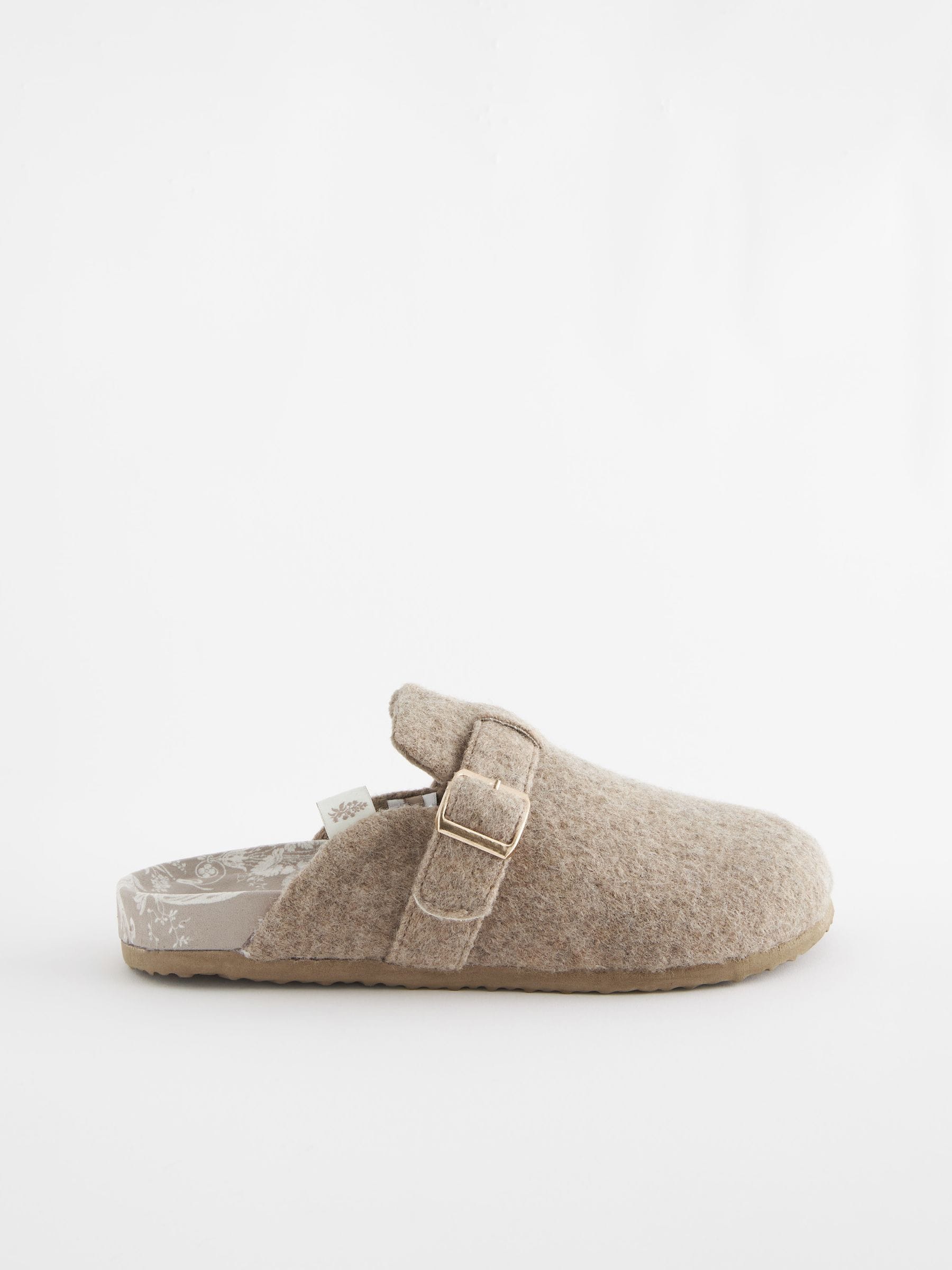 Laura Ashley vilten klomp muiltje pantoffels