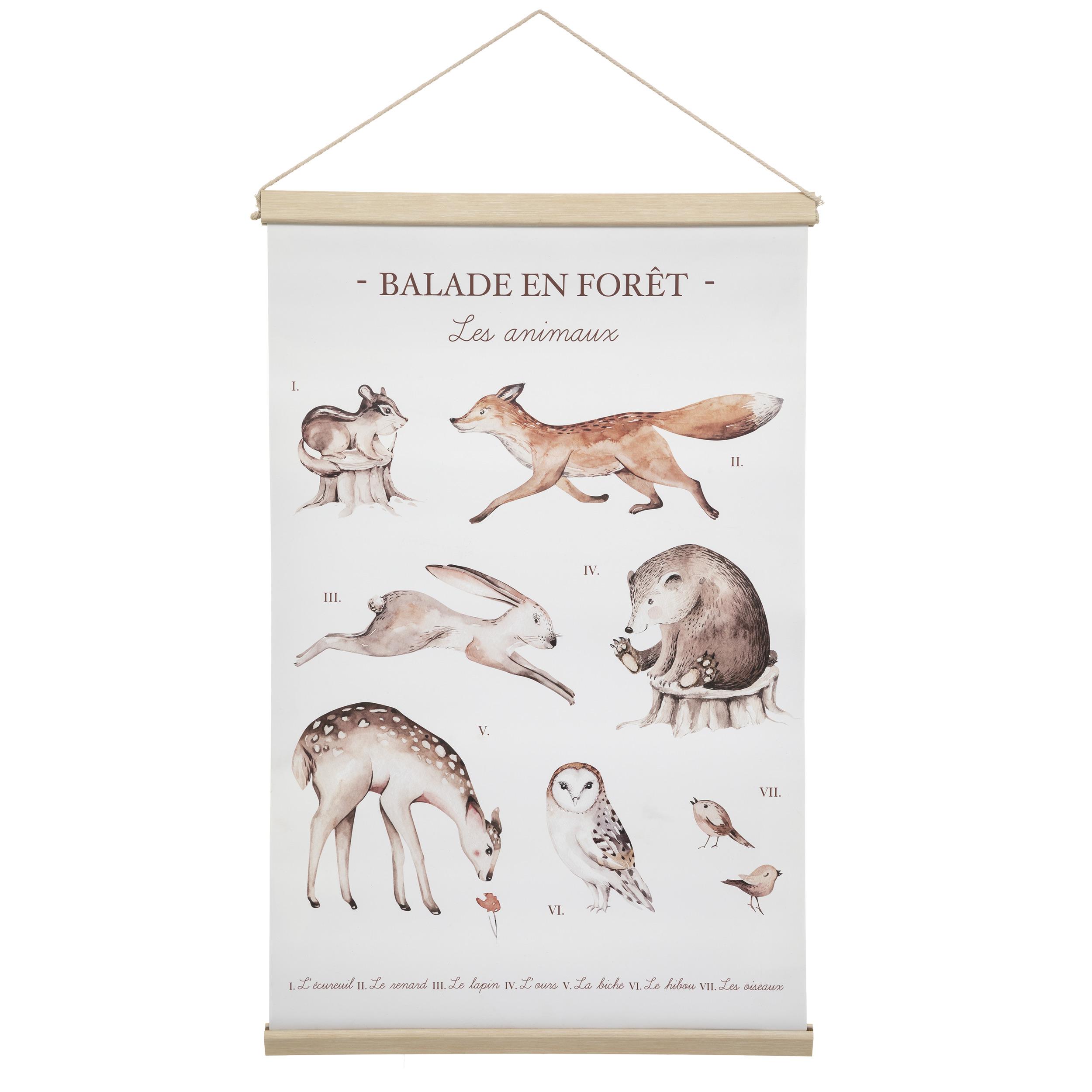 KAKEMONO BI FACE FORET